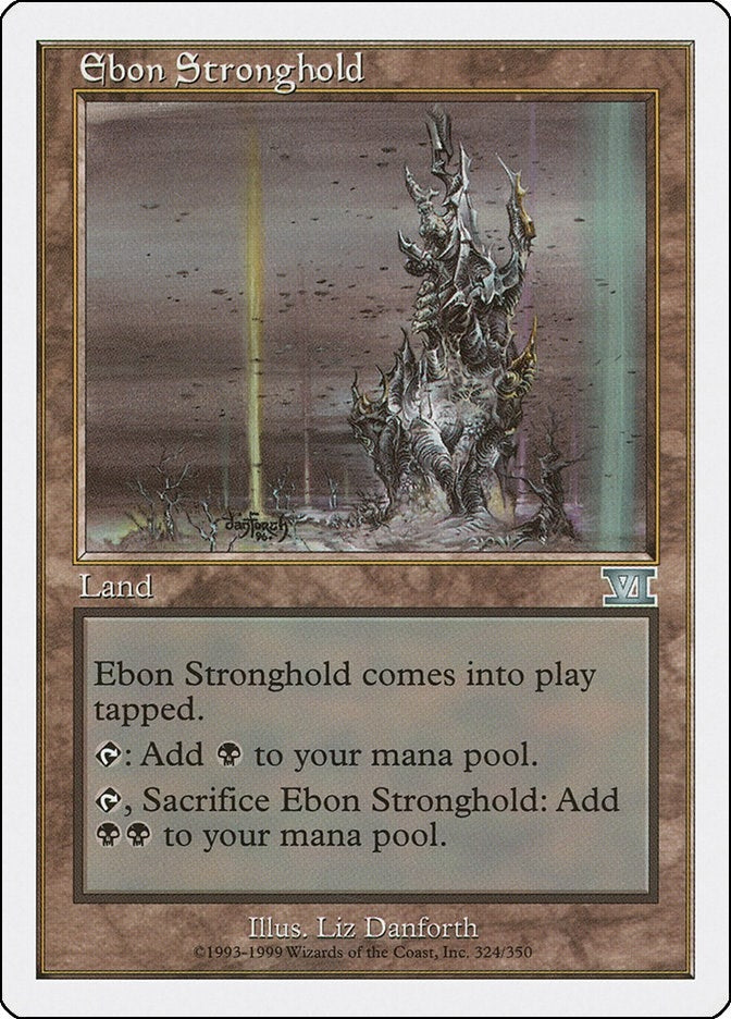 Image for Ebon Stronghold (Classic Sixth Edition) (324) - Magic: The Gathering