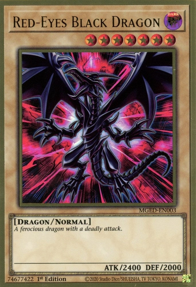 Image for Red-Eyes Black Dragon (Maximum Gold: El Dorado) (MGED-EN003) - YuGiOh