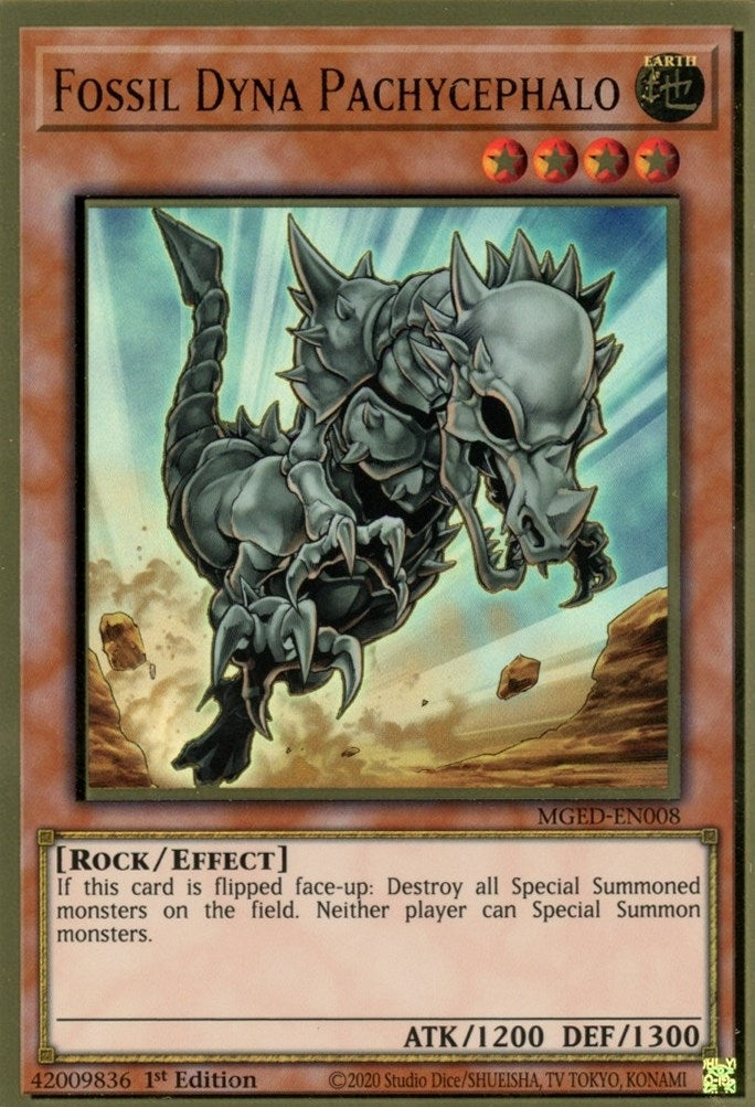 Image for Fossil Dyna Pachycephalo (Maximum Gold: El Dorado) (MGED-EN008) - YuGiOh