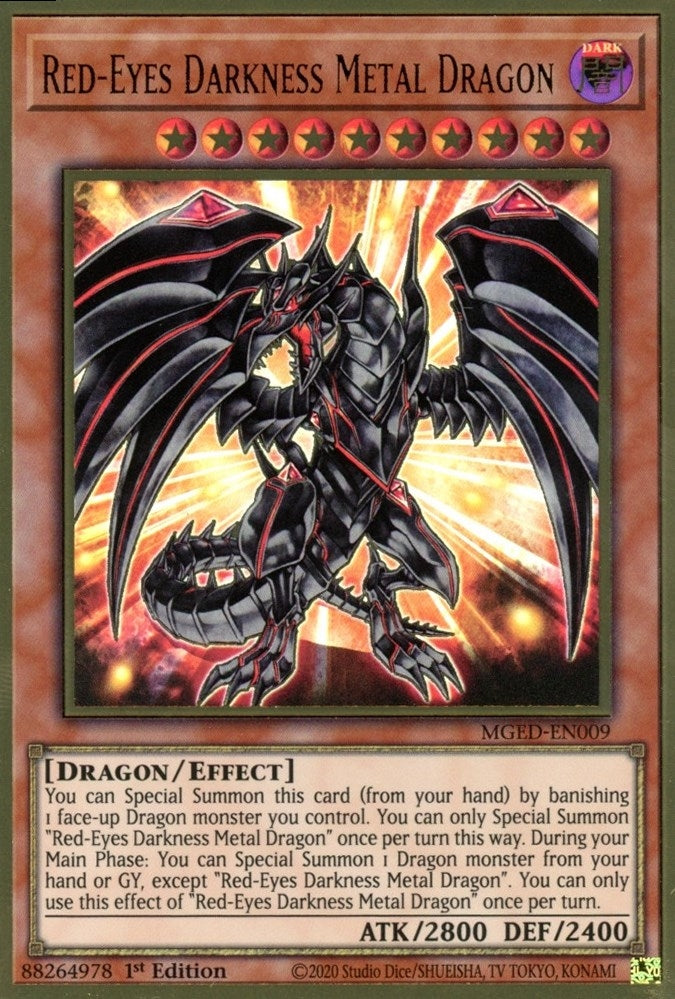 Image for Red-Eyes Darkness Metal Dragon (Maximum Gold: El Dorado) (MGED-EN009) - YuGiOh