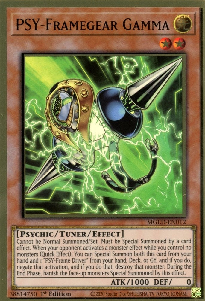 Image for PSY-Framegear Gamma (Maximum Gold: El Dorado) (MGED-EN012) - YuGiOh