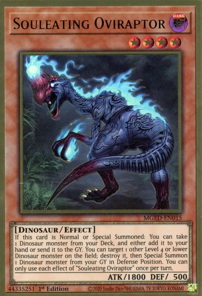 Image for Souleating Oviraptor (Maximum Gold: El Dorado) (MGED-EN015) - YuGiOh