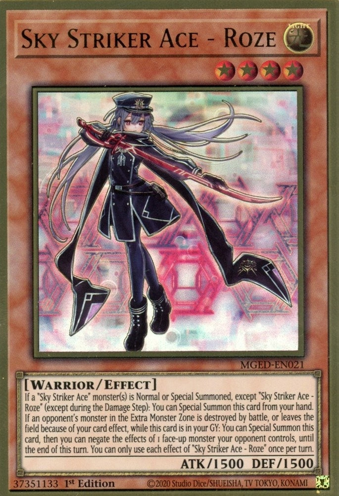 Image for Sky Striker Ace - Roze (Maximum Gold: El Dorado) (MGED-EN021) - YuGiOh