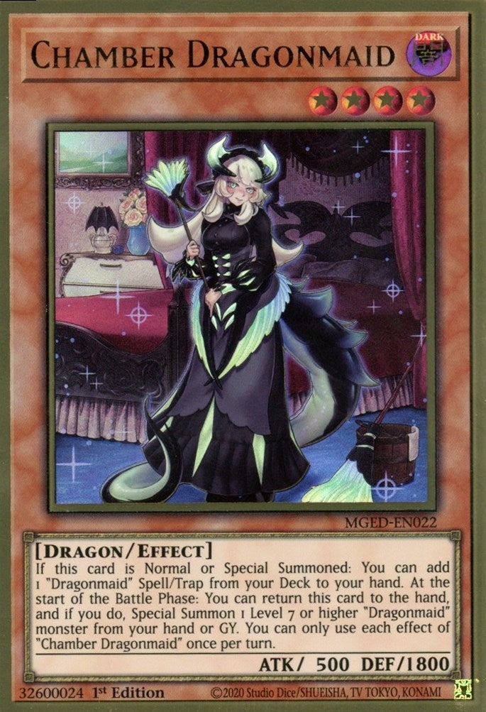 Image for Chamber Dragonmaid (Maximum Gold: El Dorado) (MGED-EN022) - YuGiOh