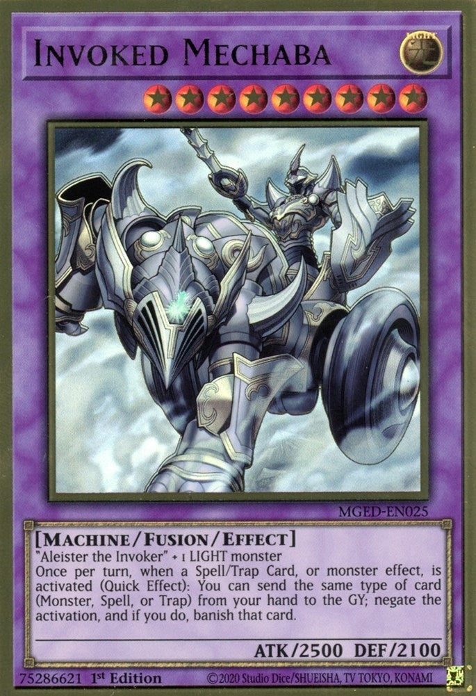 Image for Invoked Mechaba (Maximum Gold: El Dorado) (MGED-EN025) - YuGiOh