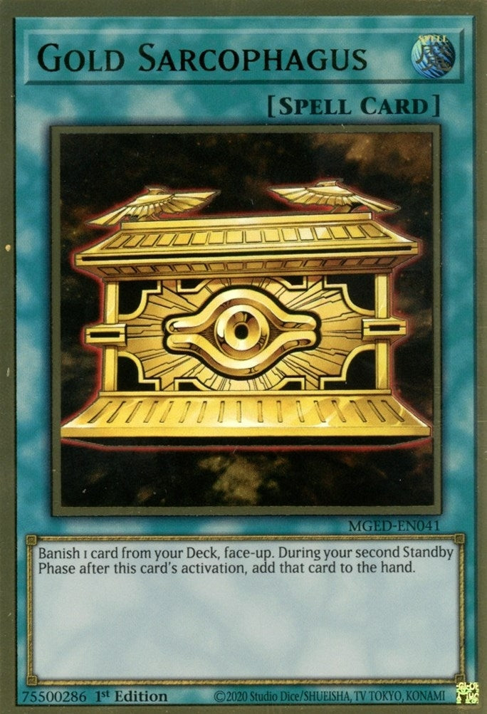 Image for Gold Sarcophagus (Maximum Gold: El Dorado) (MGED-EN041) - YuGiOh