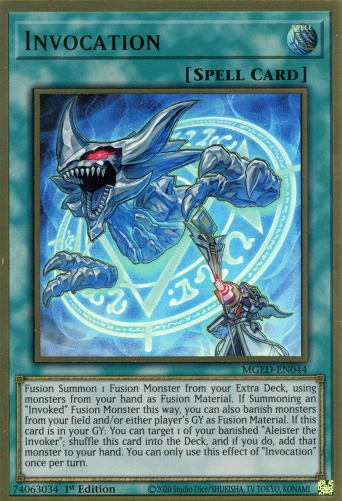 Image for Invocation (Maximum Gold: El Dorado) (MGED-EN044) - YuGiOh