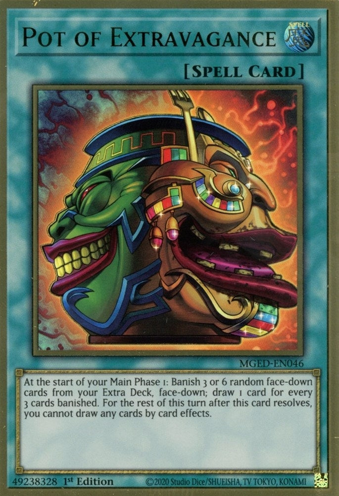 Image for Pot of Extravagance (Maximum Gold: El Dorado) (MGED-EN046) - YuGiOh