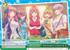 Image for Quintuplets Lined Up (Green) - 5HY/W83-TE42 (The Quintessential Quintuplets) (5HY/W83-TE42 TD) - Weiss Schwarz