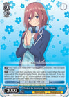 Image for Third of the Quintuplets, Miku Nakano (SR) (The Quintessential Quintuplets) (5HY/W83-TE45S SR) - Weiss Schwarz