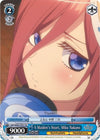 Image for A Maiden's Heart, Miku Nakano (The Quintessential Quintuplets) (5HY/W83-TE51 TD) - Weiss Schwarz