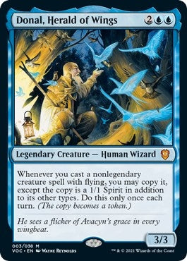 Image for Donal, Herald of Wings (Commander: Innistrad: Crimson Vow) (3) - Magic: The Gathering