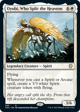 Image for Oyobi, Who Split the Heavens (Commander: Innistrad: Crimson Vow) (95) - Magic: The Gathering
