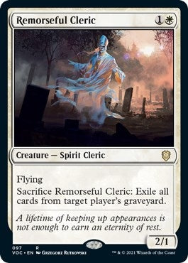 Image for Remorseful Cleric (Commander: Innistrad: Crimson Vow) (97) - Magic: The Gathering