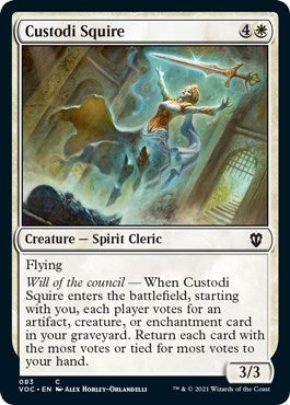 Image for Custodi Squire (Commander: Innistrad: Crimson Vow) (83) - Magic: The Gathering