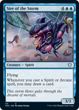 Image for Sire of the Storm (Commander: Innistrad: Crimson Vow) (113) - Magic: The Gathering