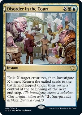 Image for Disorder in the Court (Commander: Innistrad: Crimson Vow) (29) - Magic: The Gathering