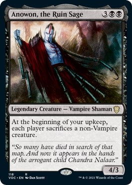 Image for Anowon, the Ruin Sage (Commander: Innistrad: Crimson Vow) (118) - Magic: The Gathering