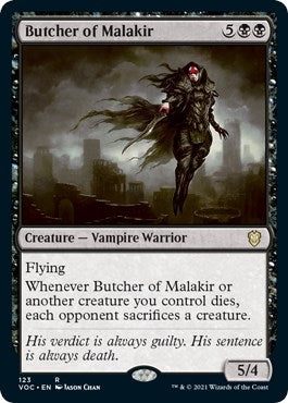 Image for Butcher of Malakir (Commander: Innistrad: Crimson Vow) (123) - Magic: The Gathering
