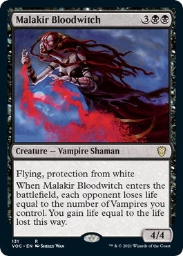 Image for Malakir Bloodwitch (Commander: Innistrad: Crimson Vow) (131) - Magic: The Gathering