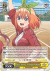 Image for In a Jersey, Yotsuba Nakano (SR) (The Quintessential Quintuplets) (5HY/W83-E011S SR) - Weiss Schwarz