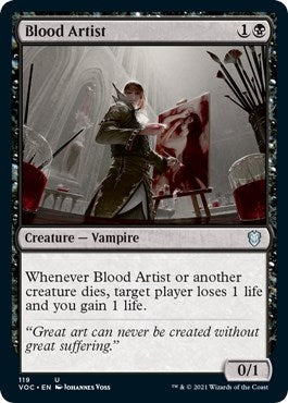 Image for Blood Artist (Commander: Innistrad: Crimson Vow) (119) - Magic: The Gathering
