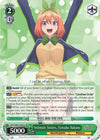 Image for Intimate Sisters, Yotsuba Nakano (SR) (The Quintessential Quintuplets) (5HY/W83-E035S SR) - Weiss Schwarz