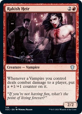 Image for Rakish Heir (Commander: Innistrad: Crimson Vow) (149) - Magic: The Gathering