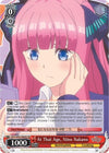 Image for At That Age, Nino Nakano (SR) (The Quintessential Quintuplets) (5HY/W83-E068S SR) - Weiss Schwarz