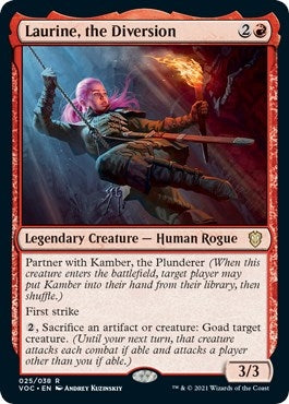 Image for Laurine, the Diversion (Commander: Innistrad: Crimson Vow) (25) - Magic: The Gathering