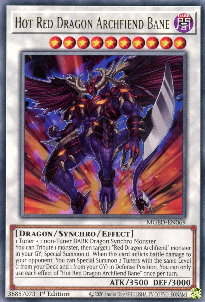 Image for Hot Red Dragon Archfiend Bane (Maximum Gold: El Dorado) (MGED-EN069) - YuGiOh