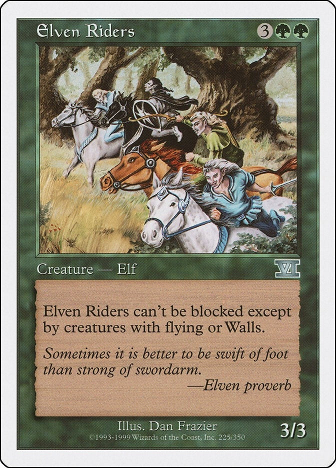 Image for Elven Riders (Classic Sixth Edition) (225) - Magic: The Gathering