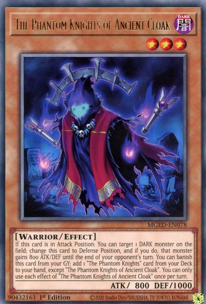 Image for The Phantom Knights of Ancient Cloak (Maximum Gold: El Dorado) (MGED-EN078) - YuGiOh