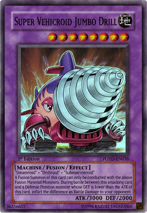 Image for Super Vehicroid Jumbo Drill (Power of the Duelist) (POTD-EN036) - YuGiOh