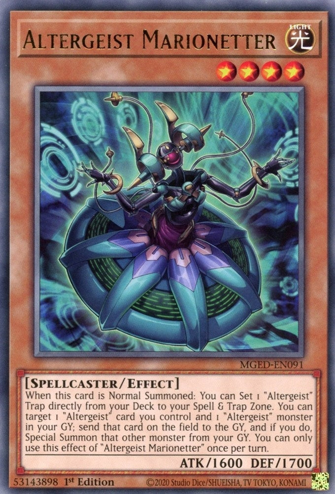 Image for Altergeist Marionetter (Maximum Gold: El Dorado) (MGED-EN091) - YuGiOh