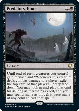 Image for Predators' Hour (Commander: Innistrad: Crimson Vow) (21) - Magic: The Gathering