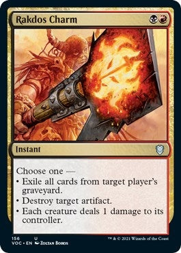 Image for Rakdos Charm (Commander: Innistrad: Crimson Vow) (156) - Magic: The Gathering