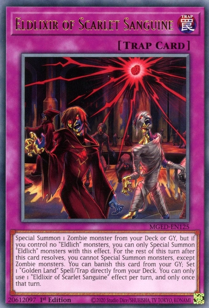 Image for Eldlixir of Scarlet Sanguine (Maximum Gold: El Dorado) (MGED-EN125) - YuGiOh