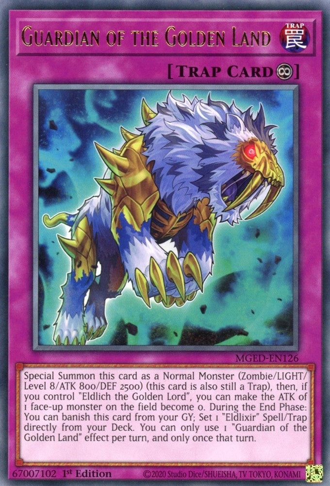 Image for Guardian of the Golden Land (Maximum Gold: El Dorado) (MGED-EN126) - YuGiOh