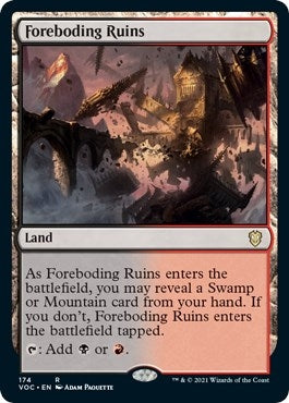 Image for Foreboding Ruins (Commander: Innistrad: Crimson Vow) (174) - Magic: The Gathering