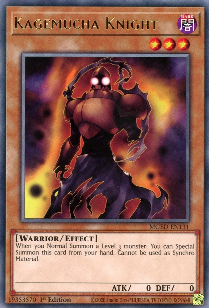 Image for Kagemucha Knight (Maximum Gold: El Dorado) (MGED-EN131) - YuGiOh