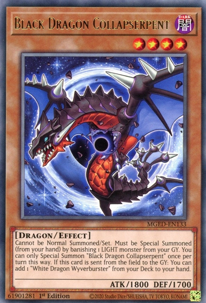 Image for Black Dragon Collapserpent (Maximum Gold: El Dorado) (MGED-EN133) - YuGiOh