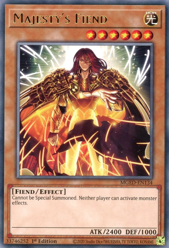 Image for Majesty's Fiend (Maximum Gold: El Dorado) (MGED-EN134) - YuGiOh