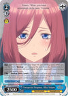 Image for Unexpected Response, Miku Nakano (The Quintessential Quintuplets) (5HY/W83-E122 U) - Weiss Schwarz