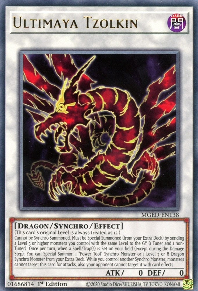 Image for Ultimaya Tzolkin (Maximum Gold: El Dorado) (MGED-EN138) - YuGiOh
