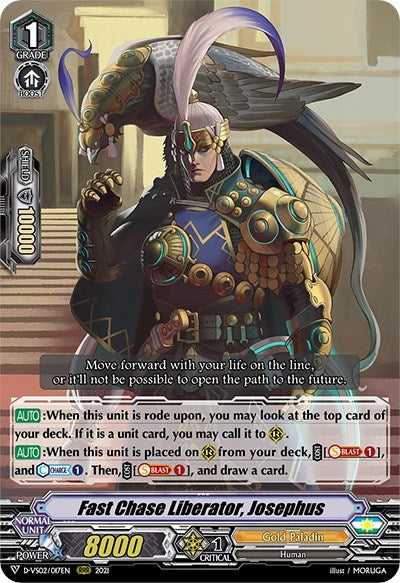 Image for Fast Chase Liberator, Josephus (D-VS02: V Clan Collection Vol.2) (D-VS02/017EN) - Cardfight Vanguard