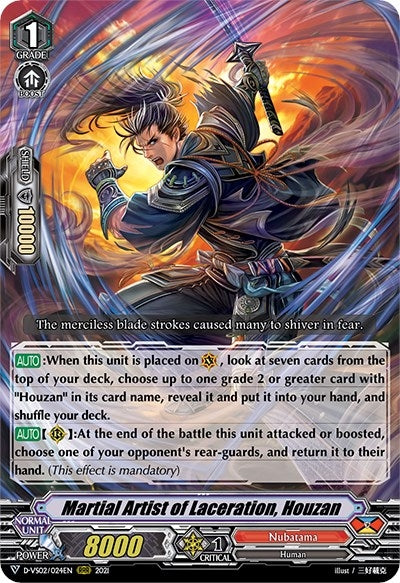 Image for Martial Artist of Laceration, Houzan (D-VS02: V Clan Collection Vol.2) (D-VS02/024EN) - Cardfight Vanguard