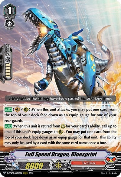 Image for Full Speed Dragon, Bluesprint (D-VS02: V Clan Collection Vol.2) (D-VS02/035EN) - Cardfight Vanguard
