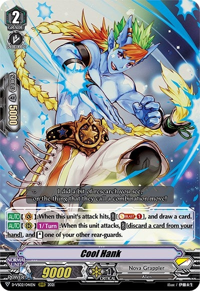 Image for Cool Hank (D-VS02: V Clan Collection Vol.2) (D-VS02/041EN) - Cardfight Vanguard