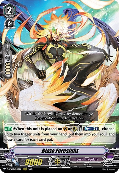 Image for Blaze Foresight (D-VS02: V Clan Collection Vol.2) (D-VS02/051EN) - Cardfight Vanguard